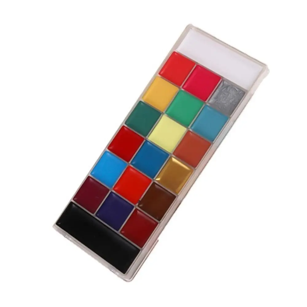 Body Oil Paints Multicolour Body Face Painting Kit Colorful Makeup Body Art Painting Clown Non-toxic Face Painting Palette Party