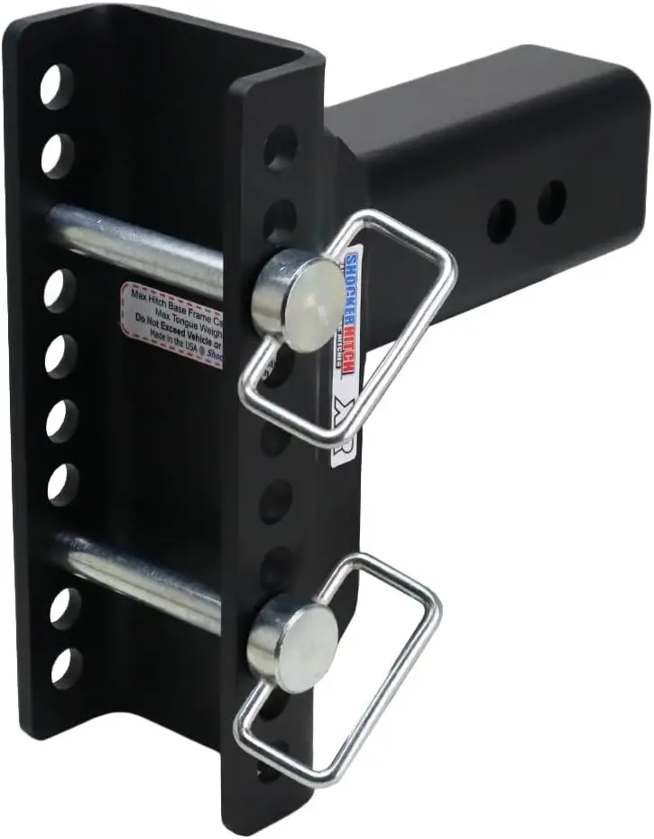

XR Adjustable Drop Hitch Base Frame Only with Pins, Fits 3" Hitch 10 Hole