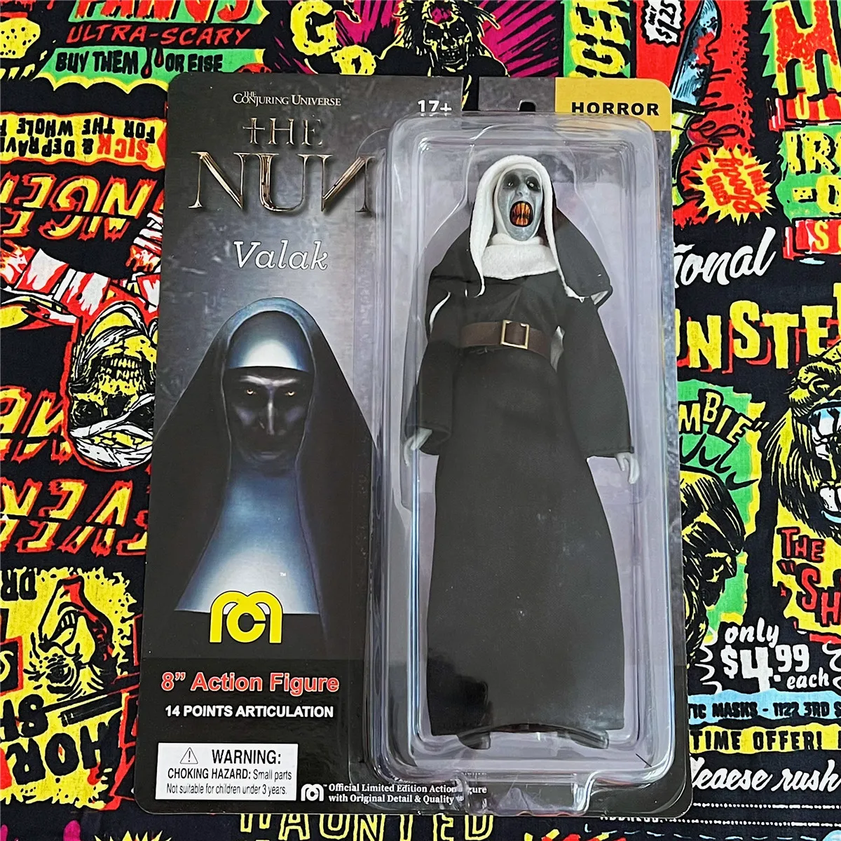 

Original Mego Real Clothes Undressed The Nun Universe Series Action Figure Horror Toys for Halloween Gift