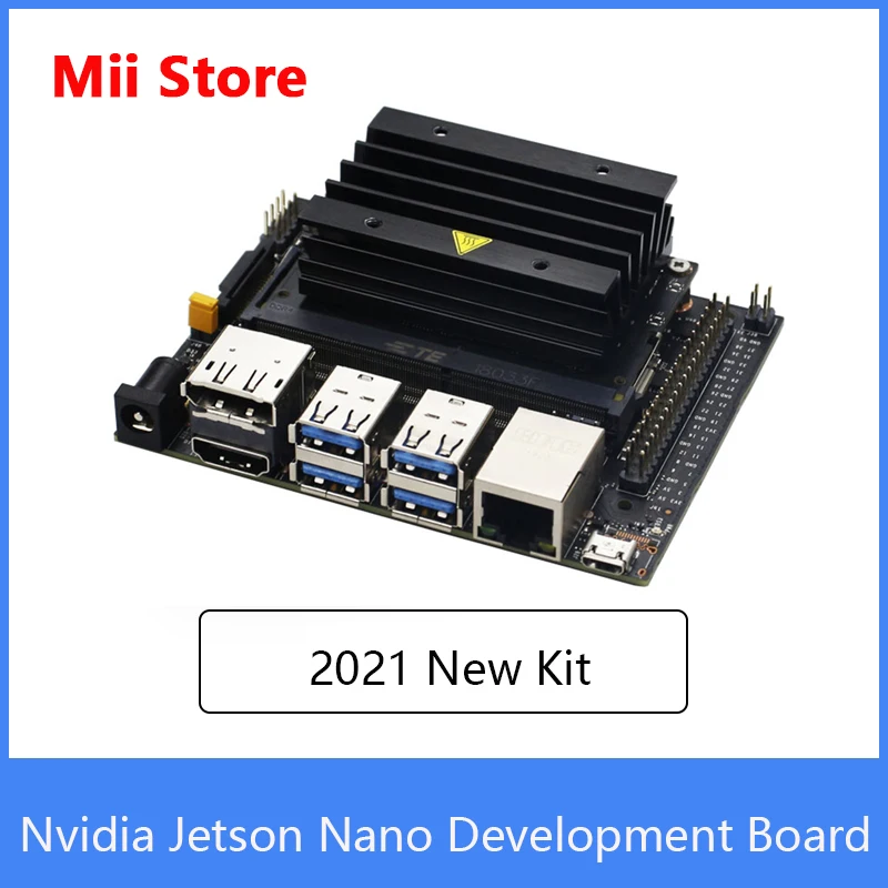 Jetson Nano-Kit de desarrollador, computadora pequeña y potente para desarrollo de IA, soporte para correr redes neuronales más allá de raspberry