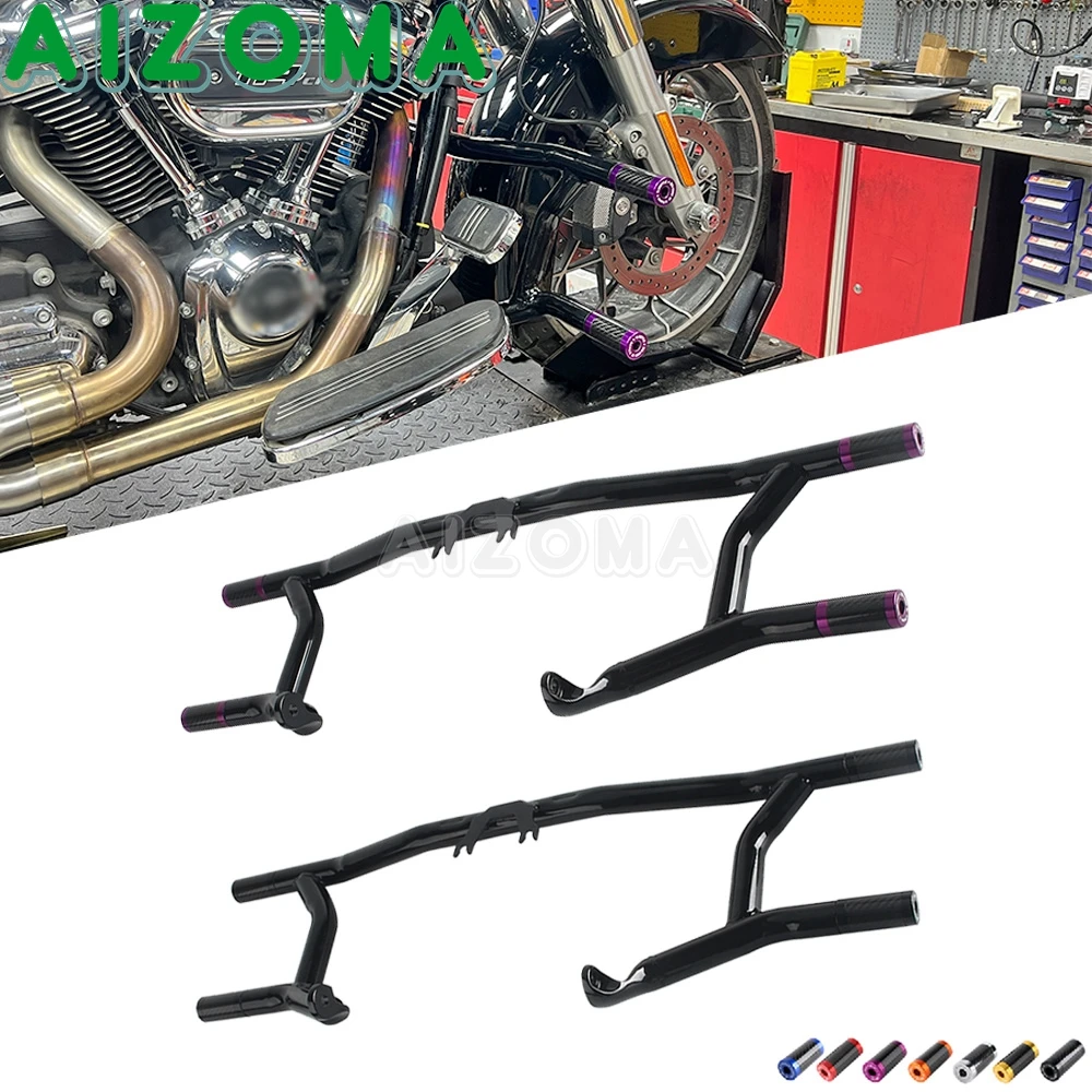 

Защита двигателя мотоцикла, защита бампера для Harley Touring Road King FLHR FLHRC FLHRXS FLHP FLHRSE6 Freewheeler FLRT