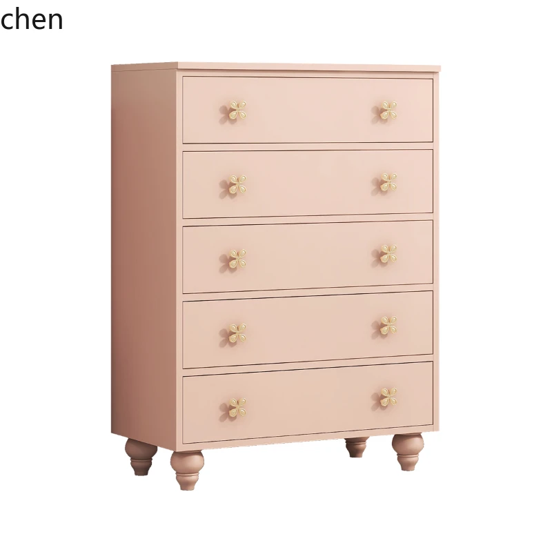 HSN chest of drawers bedroom living room porch cabinet cherry blossom powder wall locker