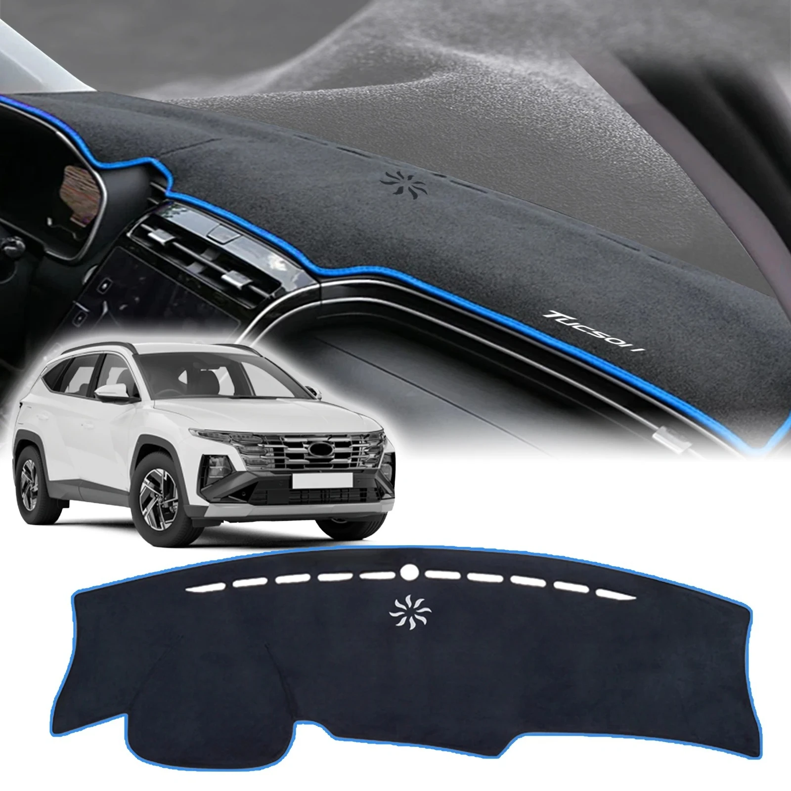 

fit for Hyundai Tucson Nx4 2021 2022 2023 2024 Dashmat DashMat Sunshade Protective Carpet Accessories Dashboard Cover Pad