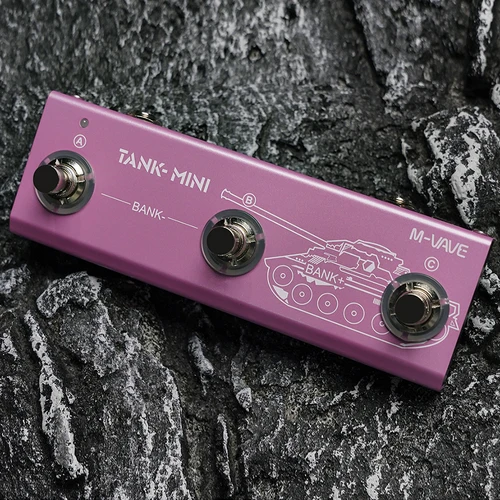 Imagen 2 del producto M-VAVE Tank Mini Multic efecto Pedal de guitarra/bajo compatible con grabación IR y OTG amplificador de cabina incorporado Mod FX efectos de retardo y de reverberación