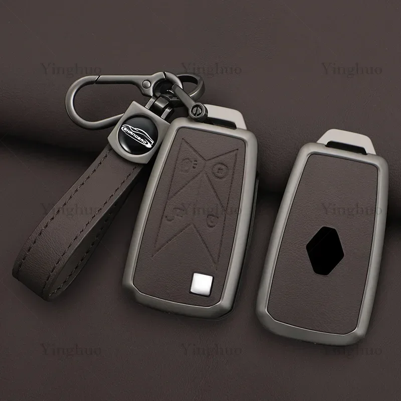 Zinc Alloy Car Remote Key Case Cover 4 Button For Renault Pickup Truck Lorry Gama Seris T C K Ignition Euro Keychain Accessories view 3