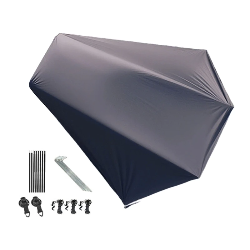 Camp Shade Cover for Car Rear Use, Vehicle Shelter with Guyline Ground Stakes, Outdoor Rest Coverage, and Driver best sale