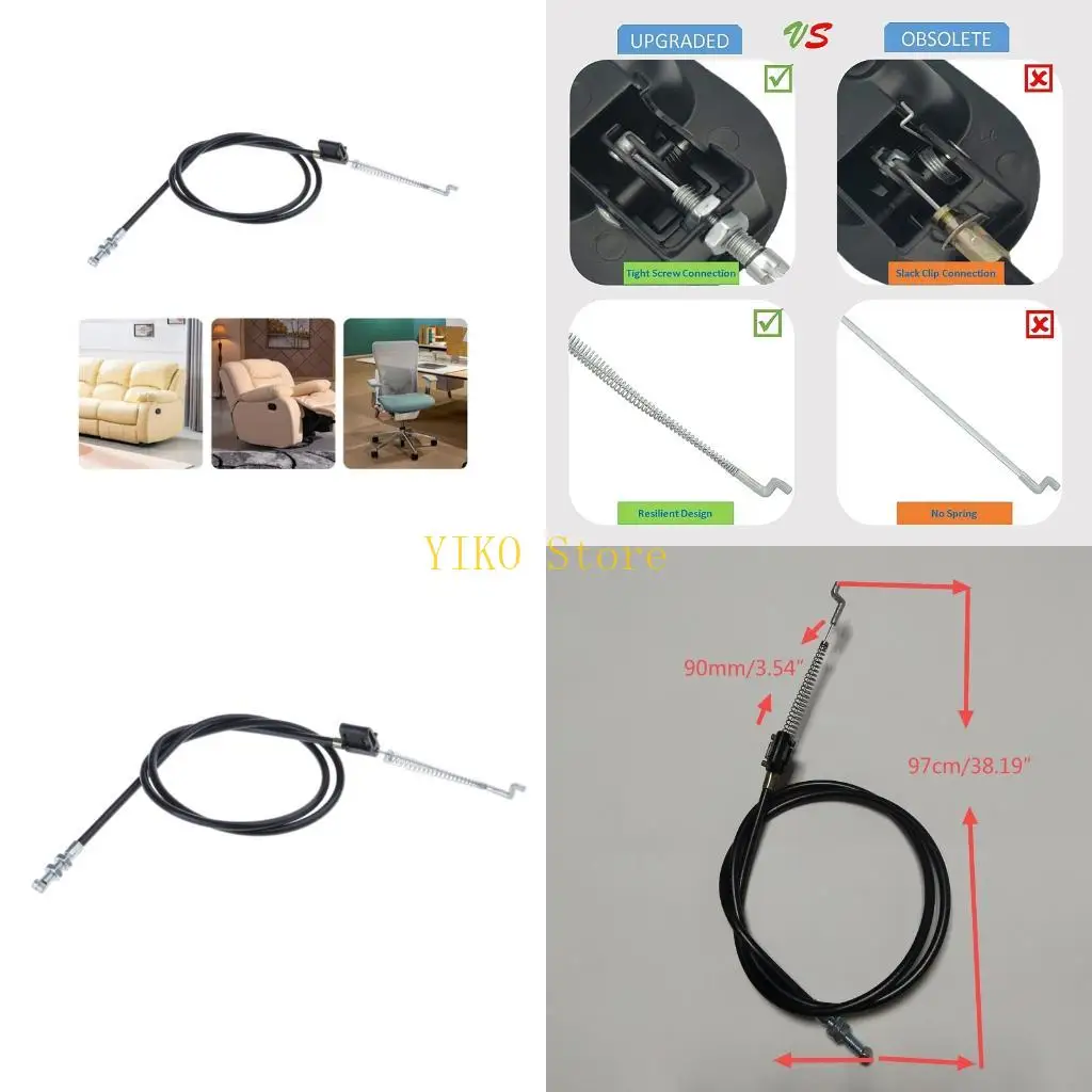 K32C Reclining Sofa Repair Part Durable Anti Corrosion Reclining Couch Electric Cable