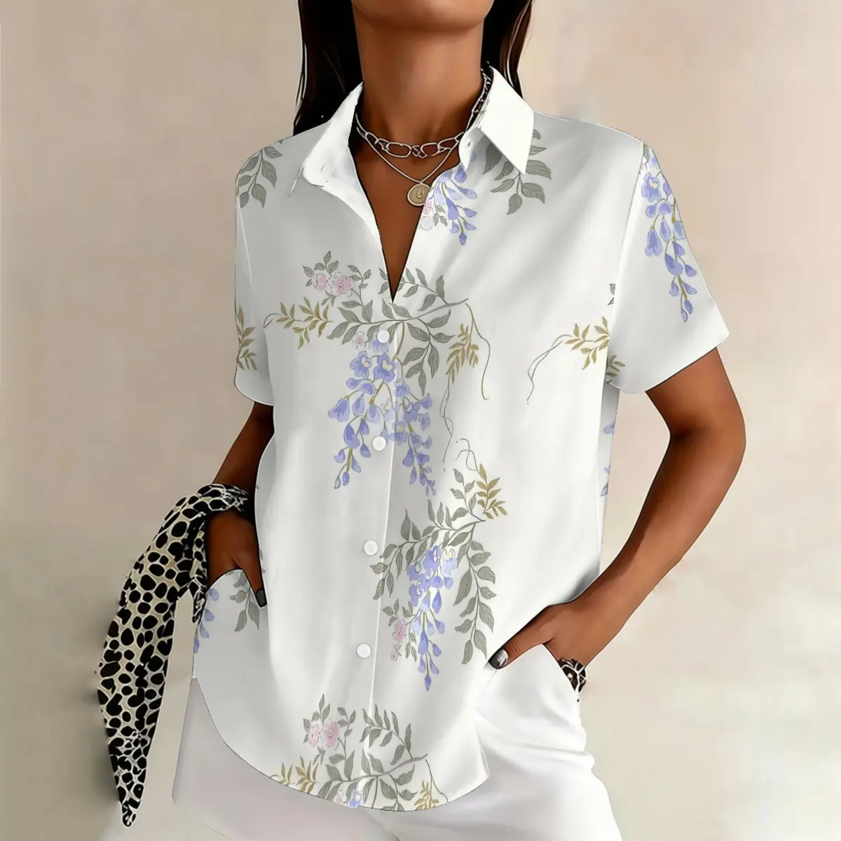 

Хит продаж: универсальная женская футболка больших размеров с принтом, простая, элегантная, свободного кроя, стройнящая фигуру.