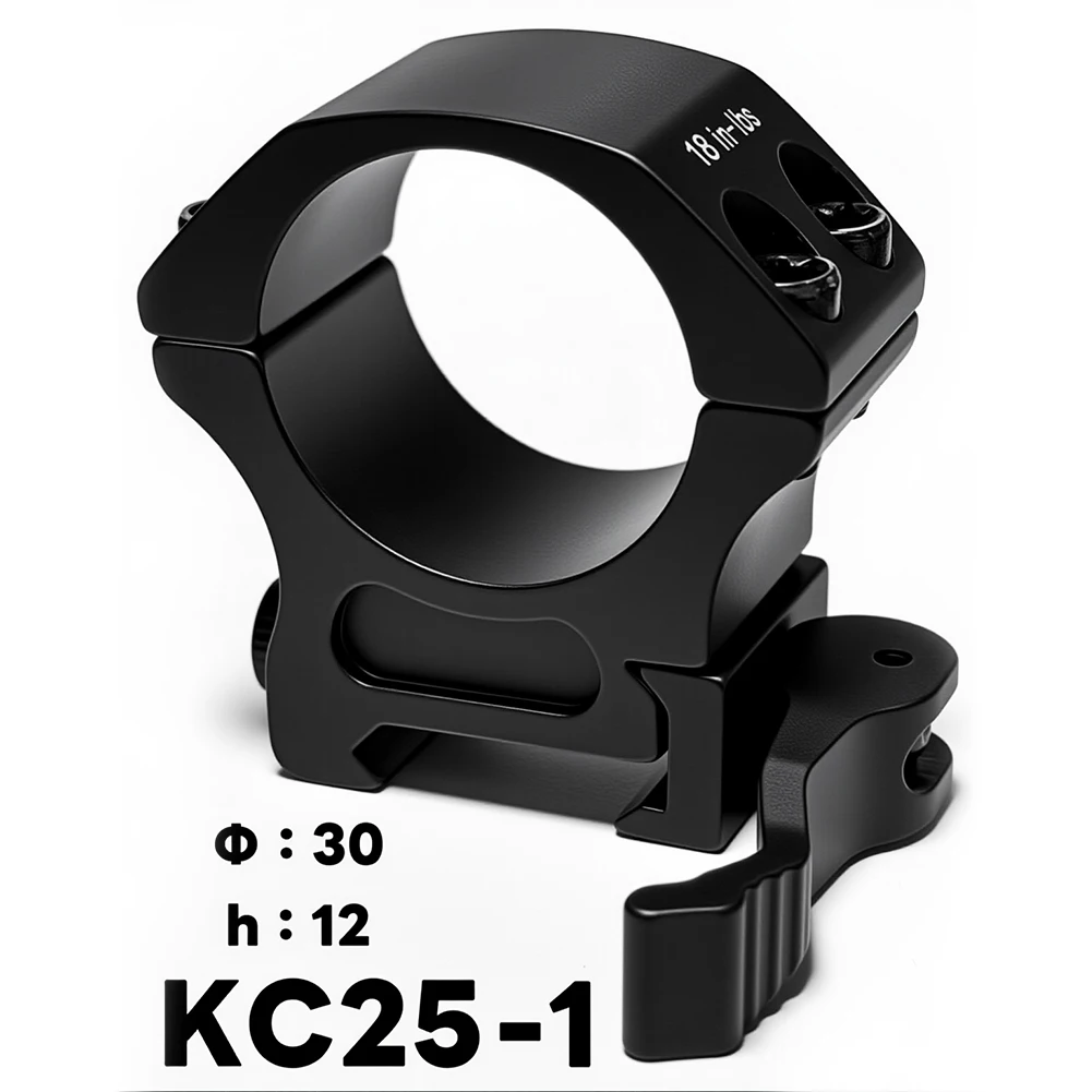 วงแหวนยึดกล้อง UniqueFire ขนาด 1 นิ้ว 25.4 มม. / 30 มม. แบบปลดเร็ว แพ็ค 2 ชิ้น