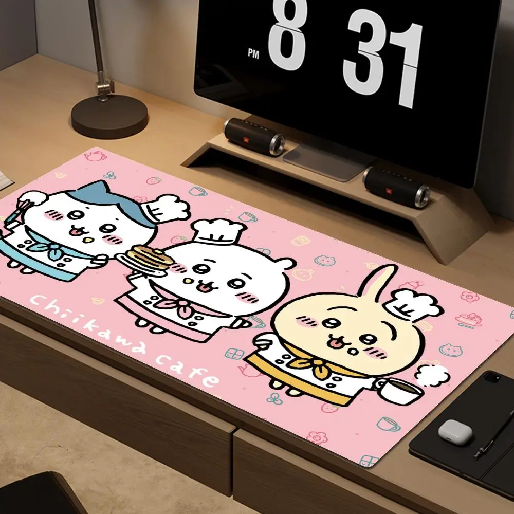 Kawaii C-Chiikawas Cute Mousepad Mousepad Gamer Mouse Pad Size For Office Long Table Mat