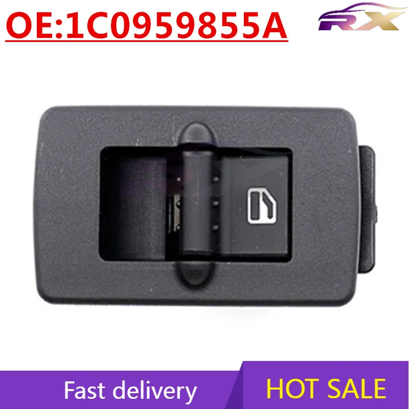 

OEM:1C0959855A Auto Accessories Glass Lifter Switch Power Window Control Switch For VW