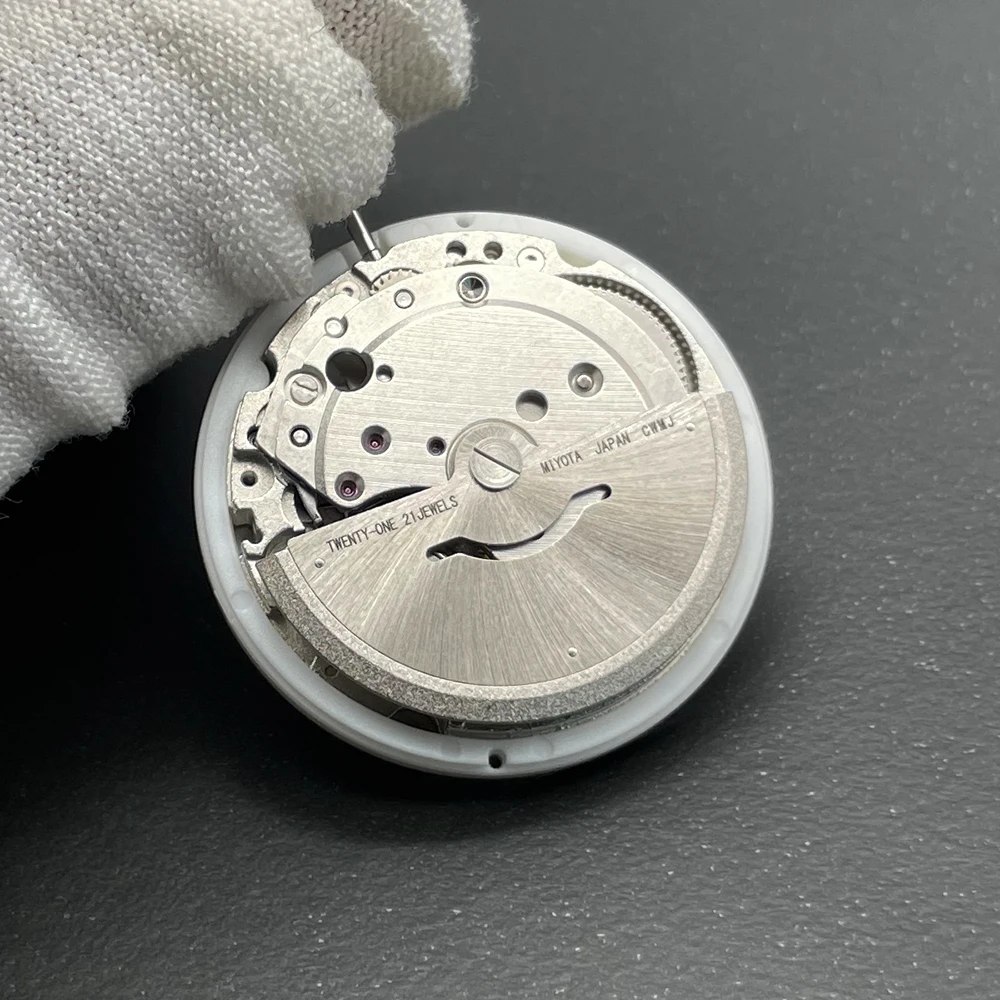 Véritable mécanisme de montre à mouvement mécanique automatique Miyota 8285 Mod Day-Date avec semaine à 12:00/Date à 3:00 heures 21 bijoux