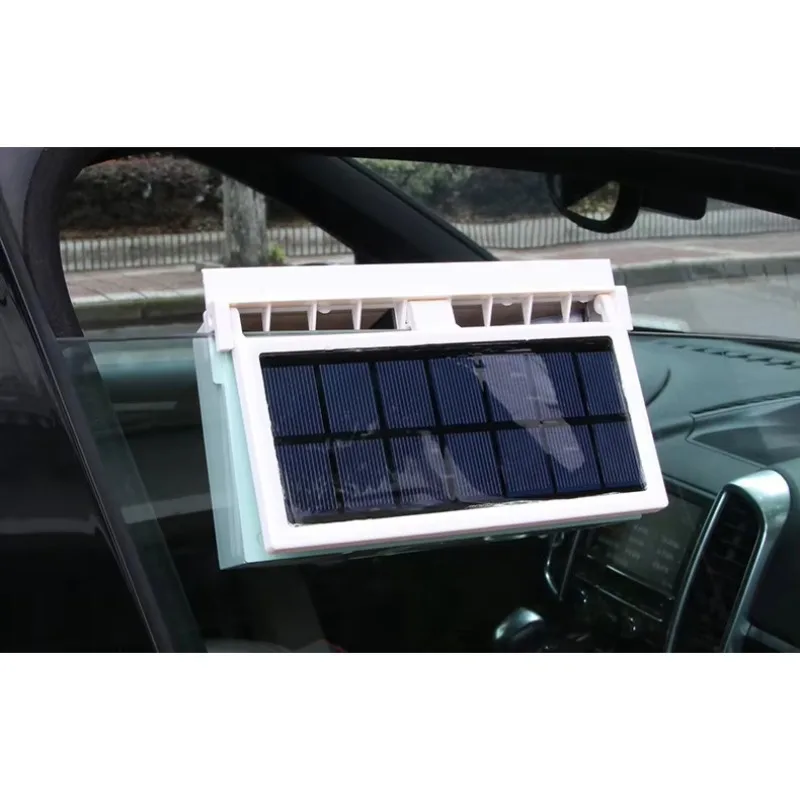 Car Solar Cooling Fan Efficient Air Circulation Quickly Exhaust Hot Stuffy Car Interior Air