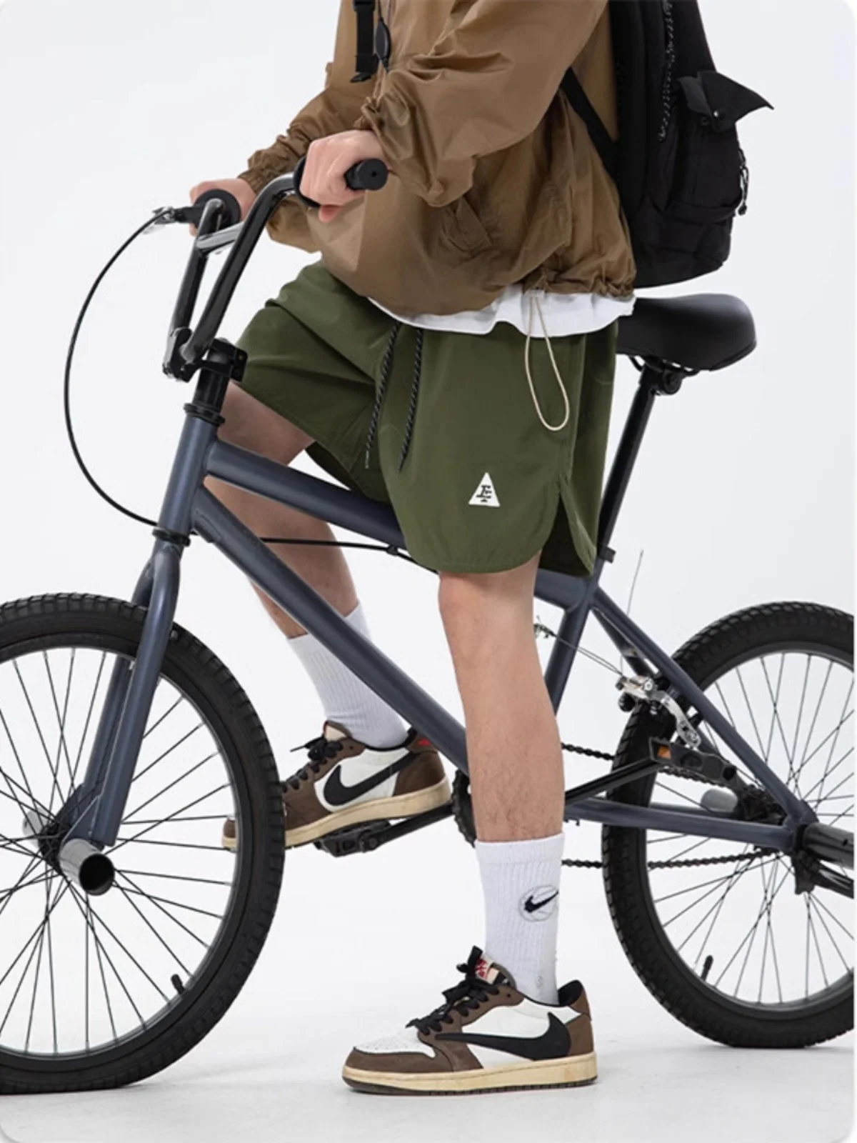 

Quick Dry American Military Green Workwear Shorts Men's Summer Beach Pants Outdoor Climbing Five-Quarter Length Casual Trousers