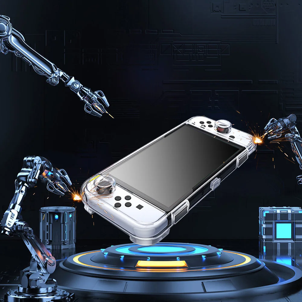 حافظة واقية للكمبيوتر الشخصي مضادة للخدش حافظة صلبة حقيبة للتخزين حامي شفاف لوحدة تحكم ألعاب OLED