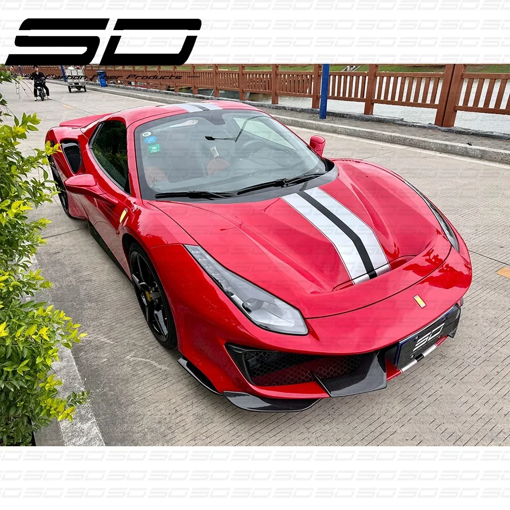 Carbon Fiber Full Set bodykit  For 488 GTB/Spider Car Accessories