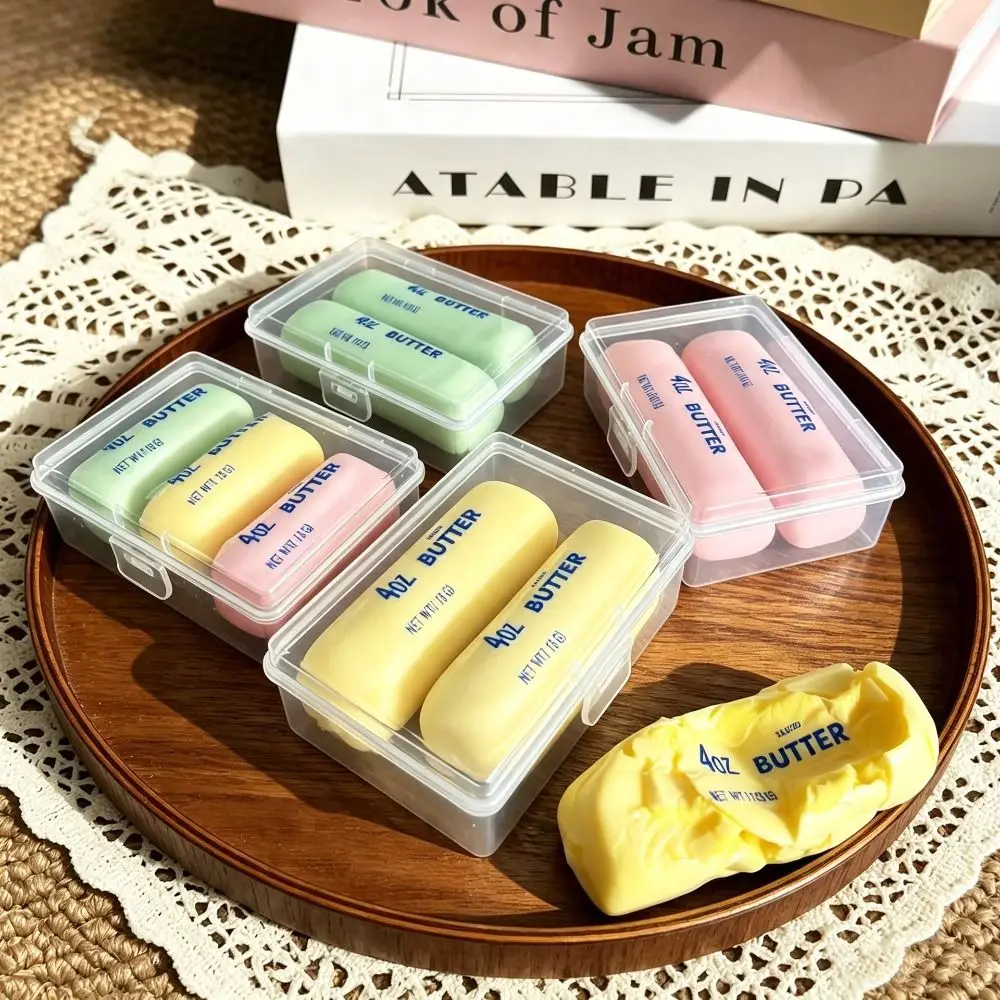 Butter Stick Wax Cracking Squeeze Toy Cheese Crispy Feel Crispy Stress Balls Handmade Craft Crackable Texture Crunchy Sound Ball