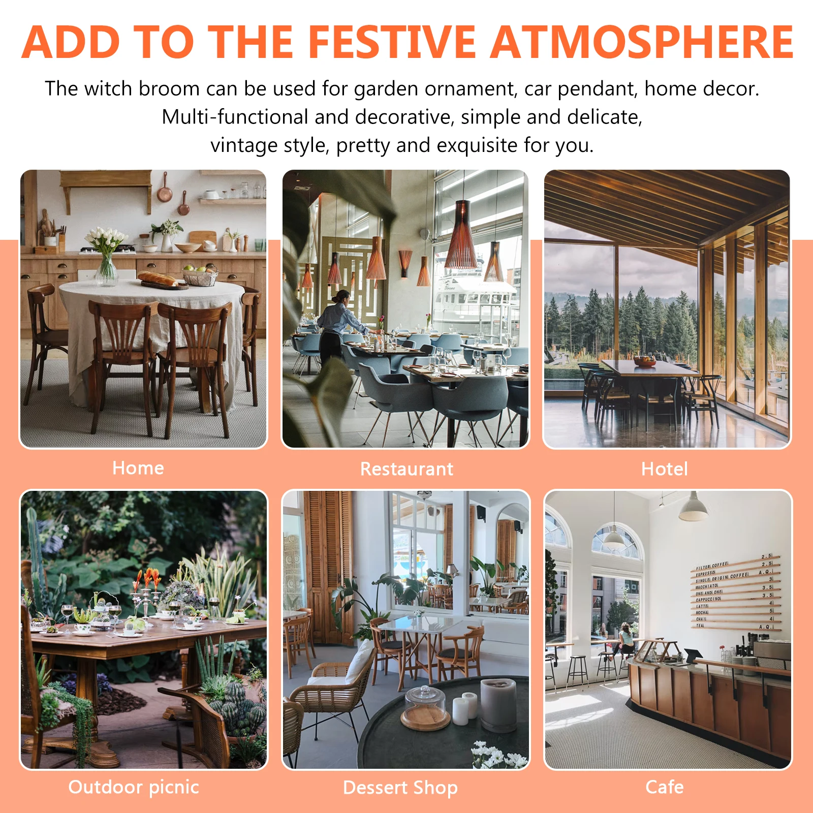 

Crystal Pendant Witch Broom Hanging Charm Fine Craftsmanship Bright Color Safe Wear Micro Landscape Decor Diy Keychains Bags