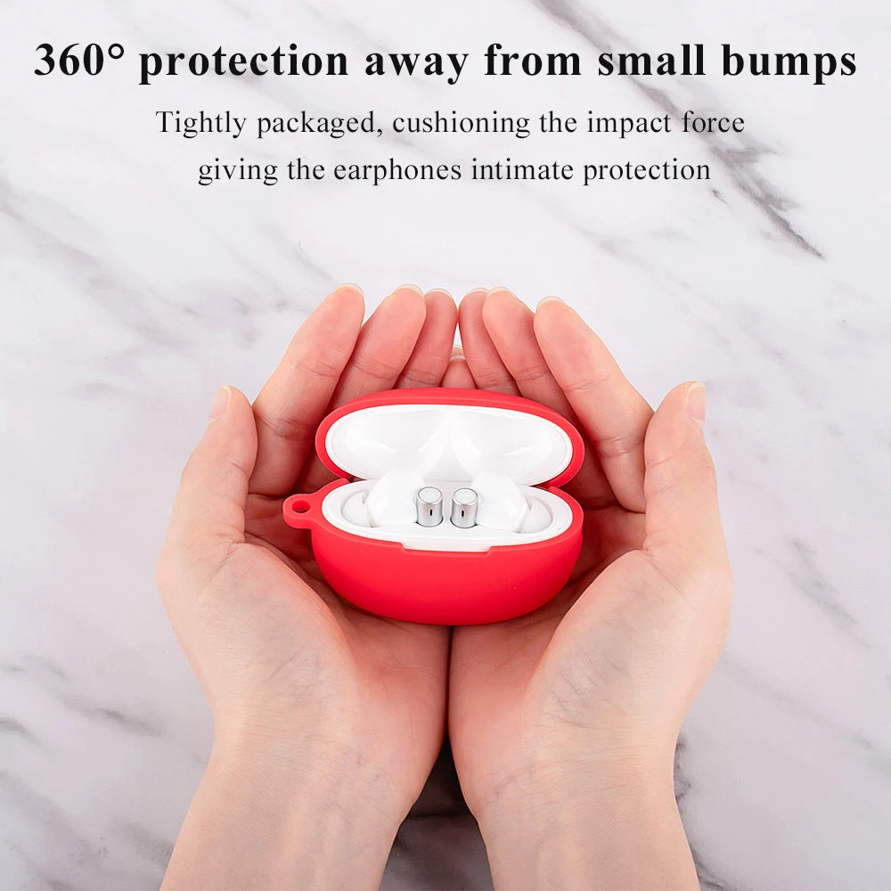 Realme Buds Air 3 커버 용 액체 실리콘 보호 케이스 Realme Buds Air 3 케이스 세트 용 캔디 컬러 소프트 씬 이어폰 커버