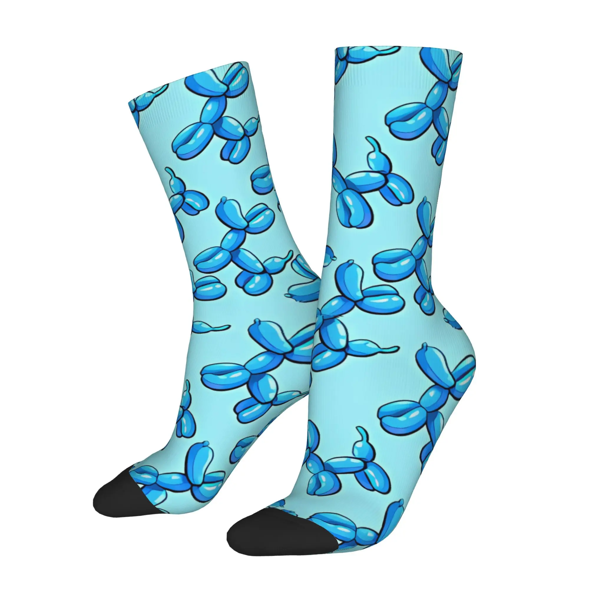 Paar-Socken mit Ballonhund-Motiv, Cartoon-Strümpfe, Winter-Trendige Weiche Atmungsaktive Socken, Design-Laufsocken mit Rutschfester Sohle