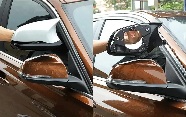 CAPQX For BMW 1 2 3 4 Series F20 F30 F31 F32 F36 2012 - UP 320i 328i 330d 335i M3 M4 Side Rear View Rearview Mirror Cover Shell