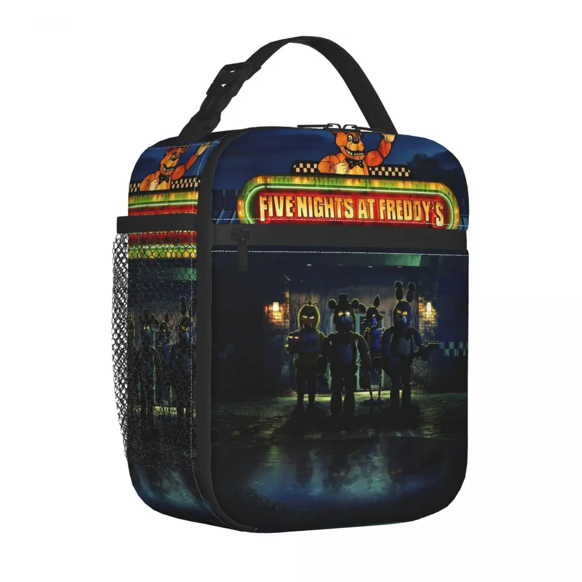 FNAFS Horror Survival Game Insulated Lunch Bag Thermal Bag Lunch Container High Capacity Tote Lunch Box Food Handbags Picnic