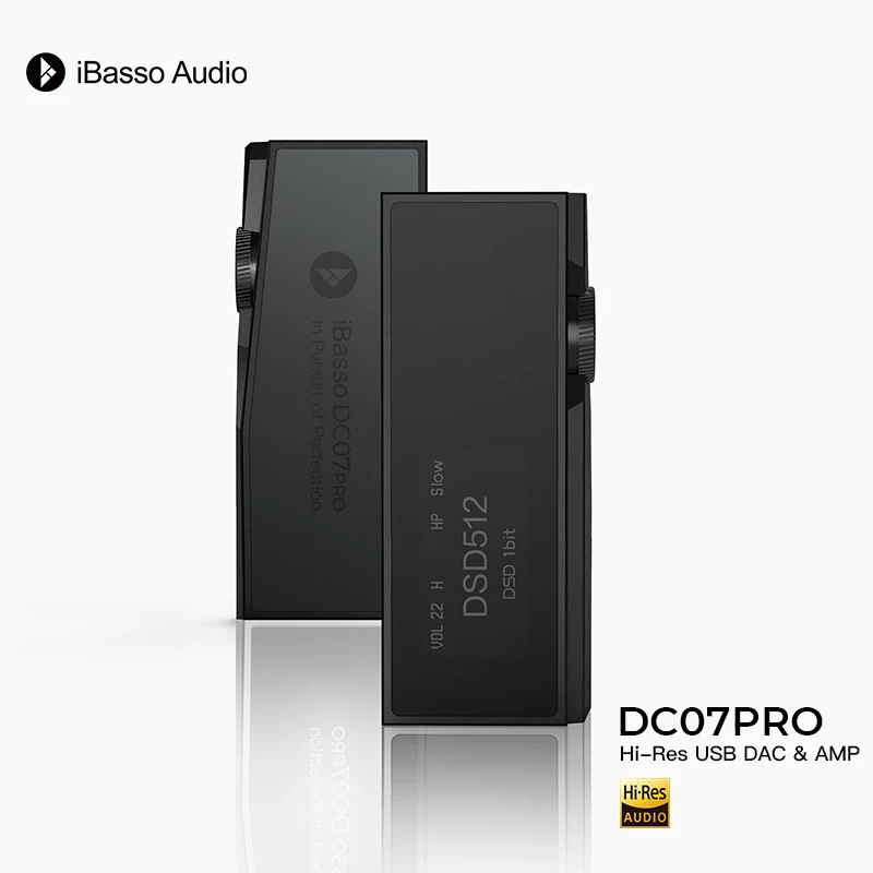 IBasso DC07Pro Versterker Draagbare Decoder DAC 4,4 mm hoofdtelefoonversterker voor iPhone en mobiele apparaten CS43131 Chipsets USB
