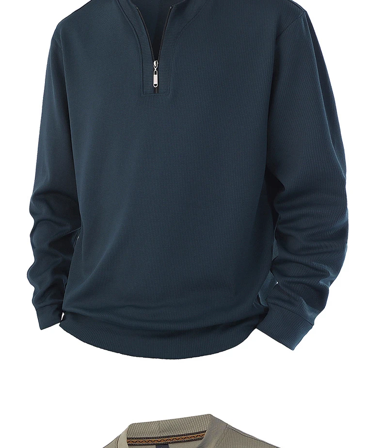9XL New in Mens Sweatshirt Half Zip-up Pullover Male Large Size Autumn Winter Long Sleeves Big Plus Fleece Warm Top High Quality