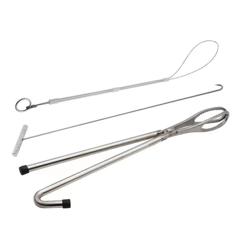 

Livestock Pig Goat Cow Veterinary Midwifery Set Stainless Steel Midwifery Rope Forcep Hook Sow Production Auxiliary Tools