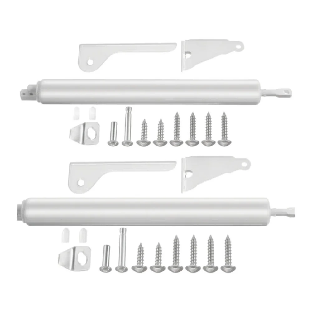 Screen Door Closer for Applications Aluminum Construction 3.9 L x 1.6 W x 13.4 H White Finish Easy Setup System
