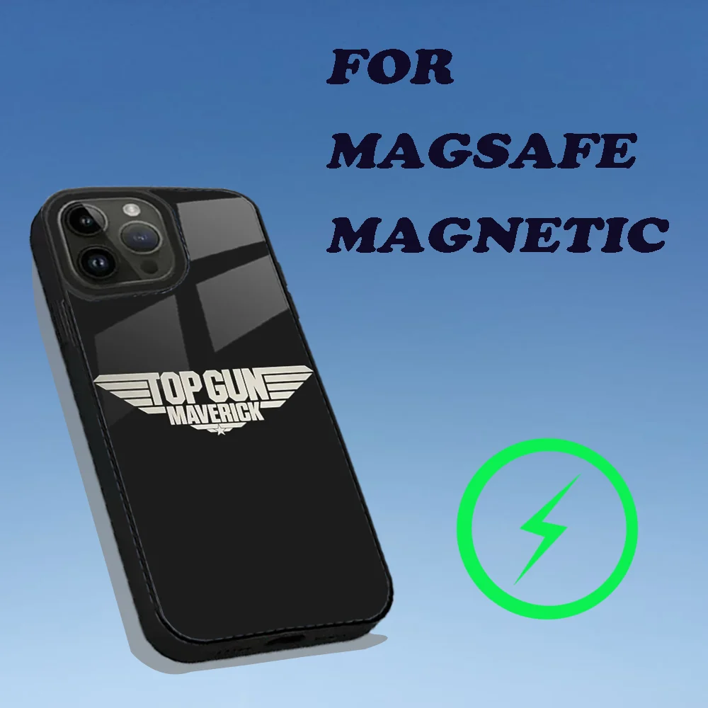 Movie T-Top G-Gun M-Maverick Phone Case For iPhone 15,14,13,12,11,Plus,Pro,Max Mini Magsafe Magnetic Wireless Charging