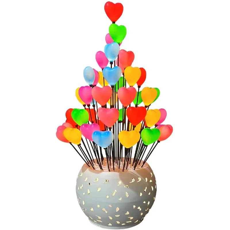 LED outdoor colorful luminous love lamp Meichen landscape decoration