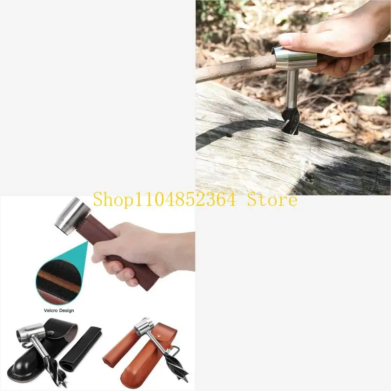 

652F Strong Survival Tools Manual Auger Drill for Camping Bushcrafting Outdoor