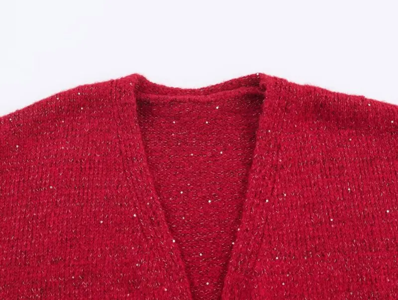 Autumn Winter Cardigan Solid Sweater Casual Hand Hook Loose Knit Women's Clothing Knitwear Soft Warm Female Tops