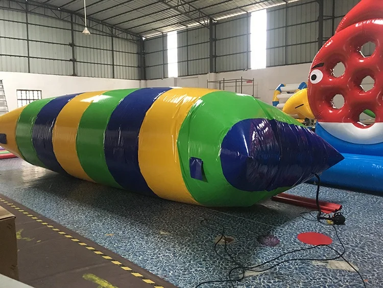 6X2m Inflatable Water Launch for Water Tower Water Games Blob Jump Inflatable Launcher for Sale