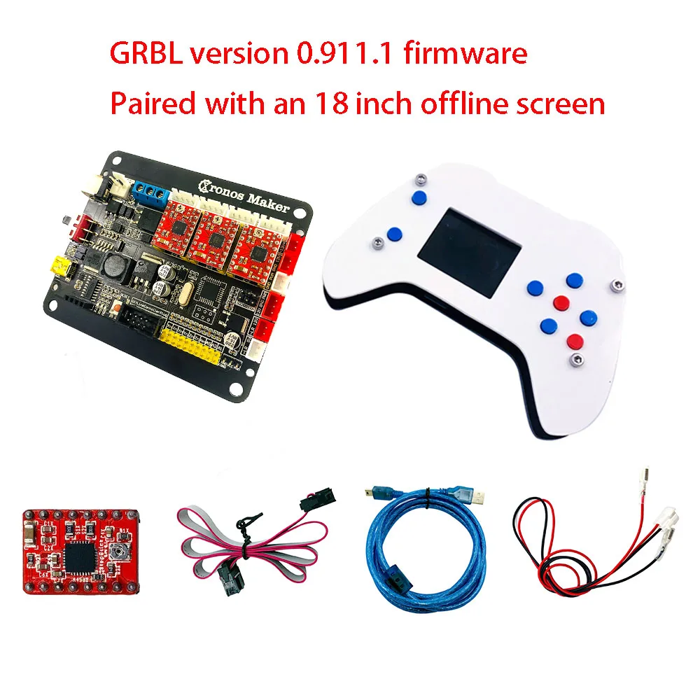 

USB 3-axis control board for DIY small CNC engraving machines and laser engraving machines GRBL control board can be offline