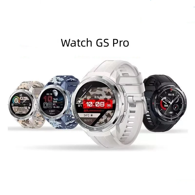 

Honor watch GS Pro battery life intelligent voice Bluetooth call heart rate sleep blood oxygen GPS pedometer waterproof