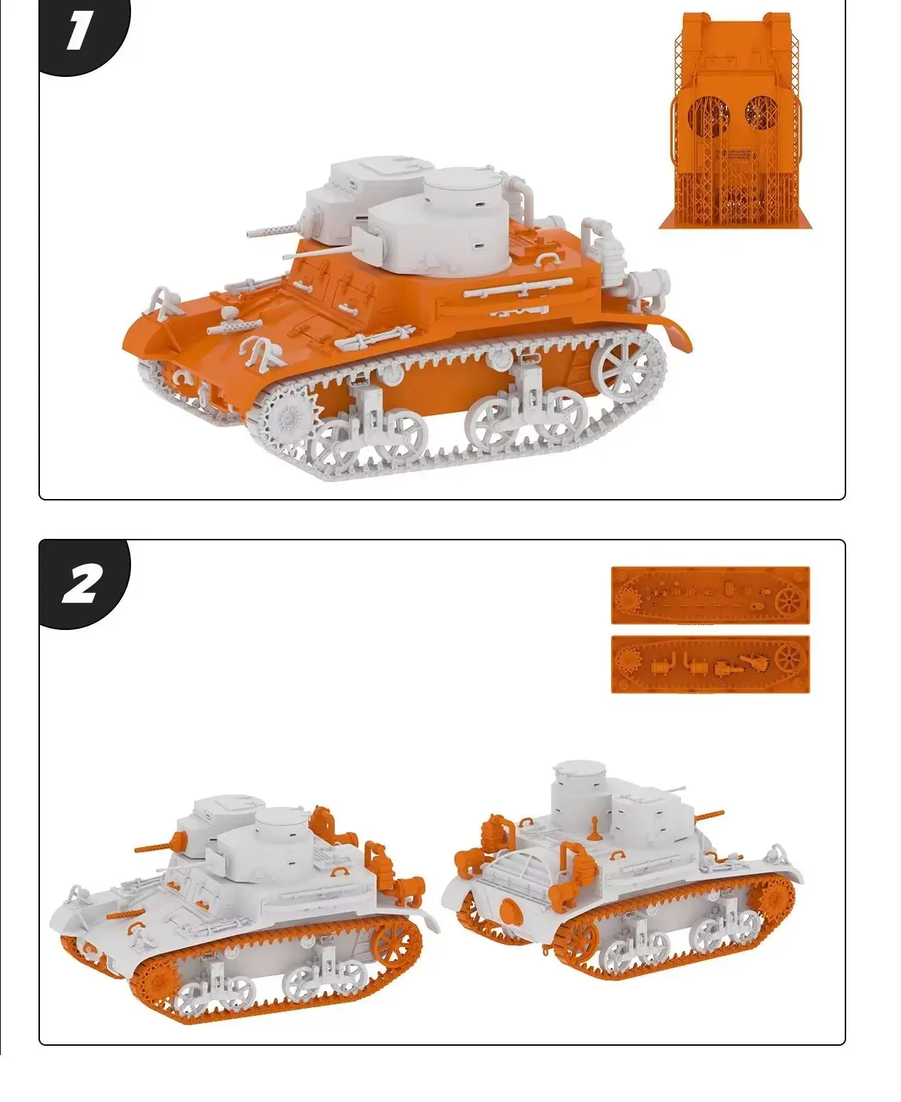 

US M2A2 Light Tank MRY-SFW SS502 1/72 1/35 1/48 25mm Military Model Kit Miniature