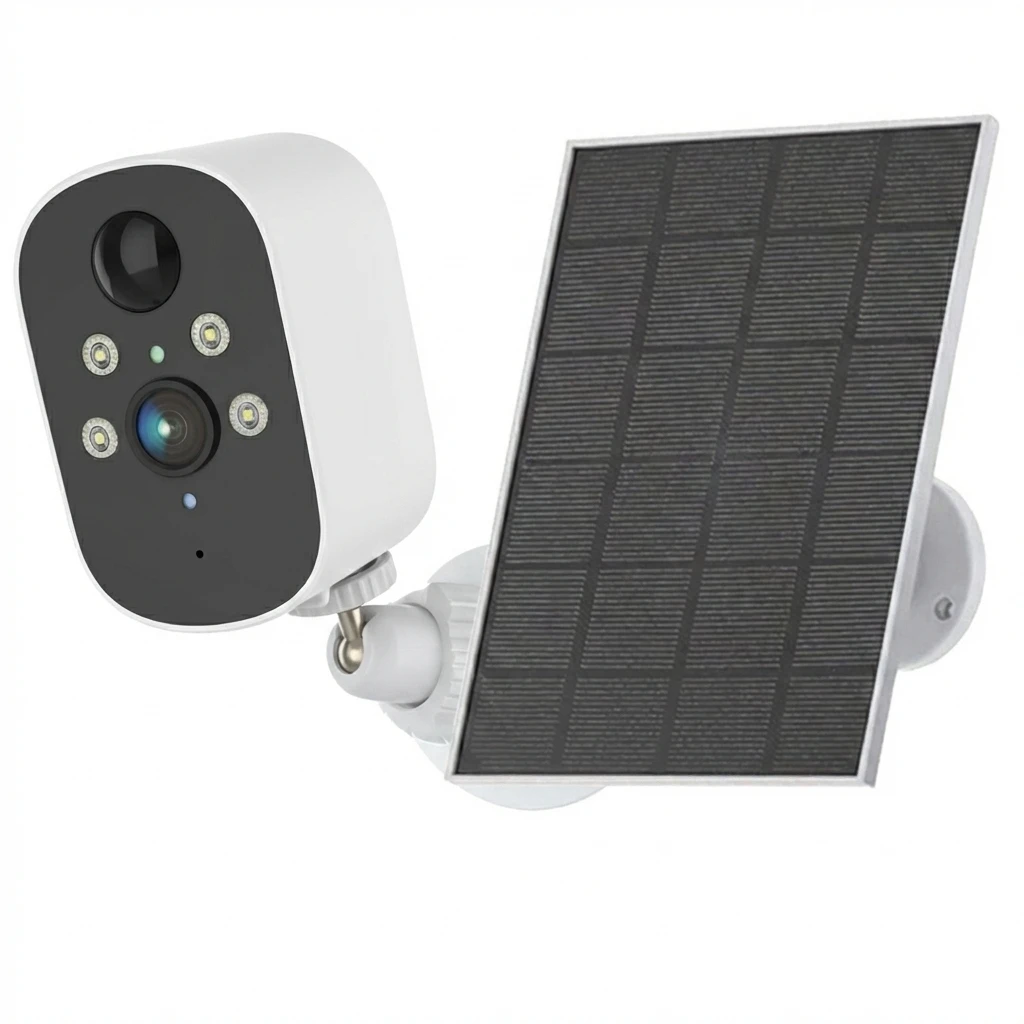 

2K Solar Security Camera Outdoor 2.4G WiFi Human Detection IP Camera Waterproof Night Vision Solar Powered Battery Camera CCTV
