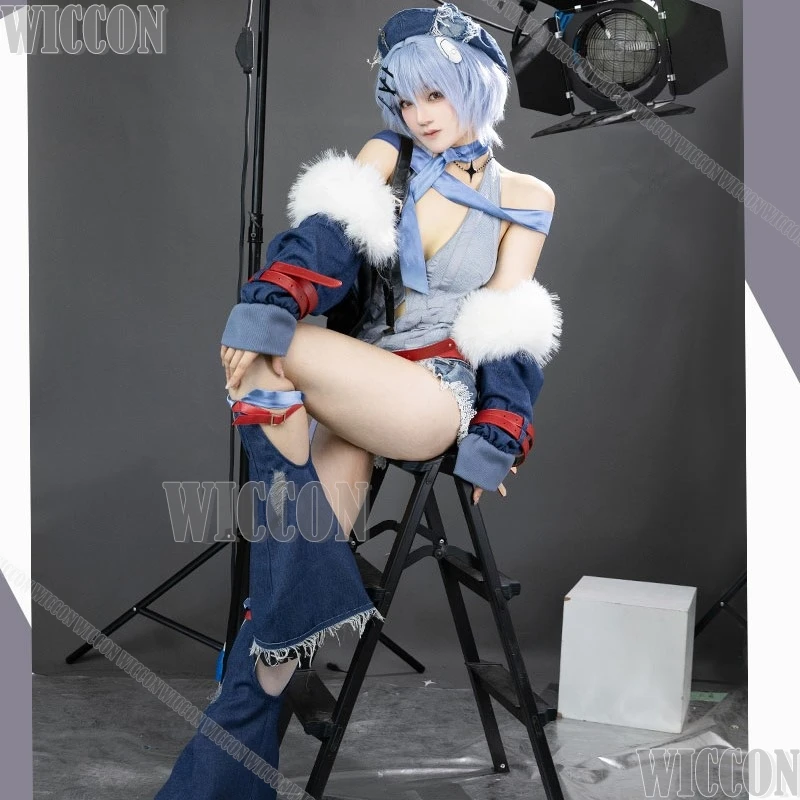 Neonesis filles Re Cosplay vêtements à la mode femmes Sexy fille uniforme Mini jupe tenue Sexy fête Disfraz Mujer Comic Con Roleplay