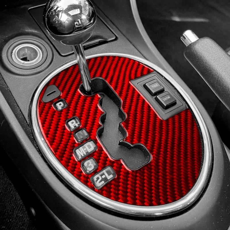 For Lexus IS 300 1999 2000 2001 2002 2003 2004 2005 Real Carbon Fiber Car Accessories Gear Shift Panel Trim Cover Soft Sticker