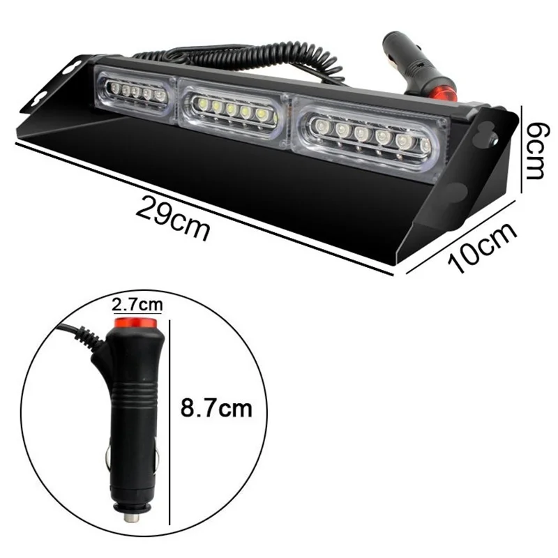 Strobe lamp 13 function 18 led 12-30v yellow/LAPA533