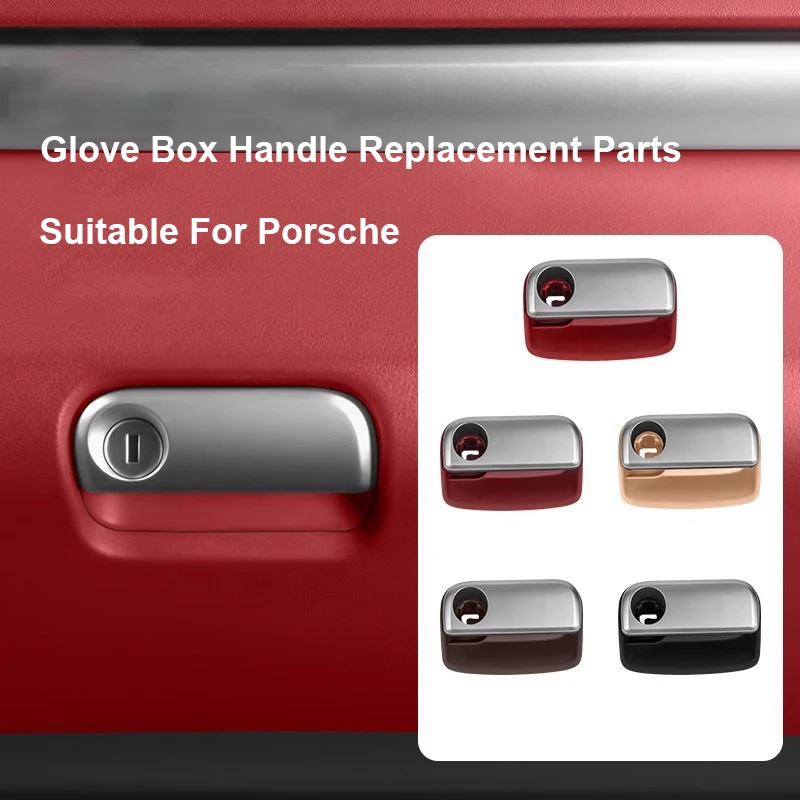 

Для Porsche Macan Panamera 911 718 Cayman Boxster LHD Автомобильный замок на приборной панели переднего пассажира, перчаточный ящик, ручка ящика для хранения