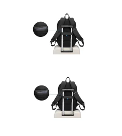 Thin Backpack  Section Laptop Bag Unisex 14-inch Simple Business Backpack Lightweight Casual Expandable School Students Bag Hot