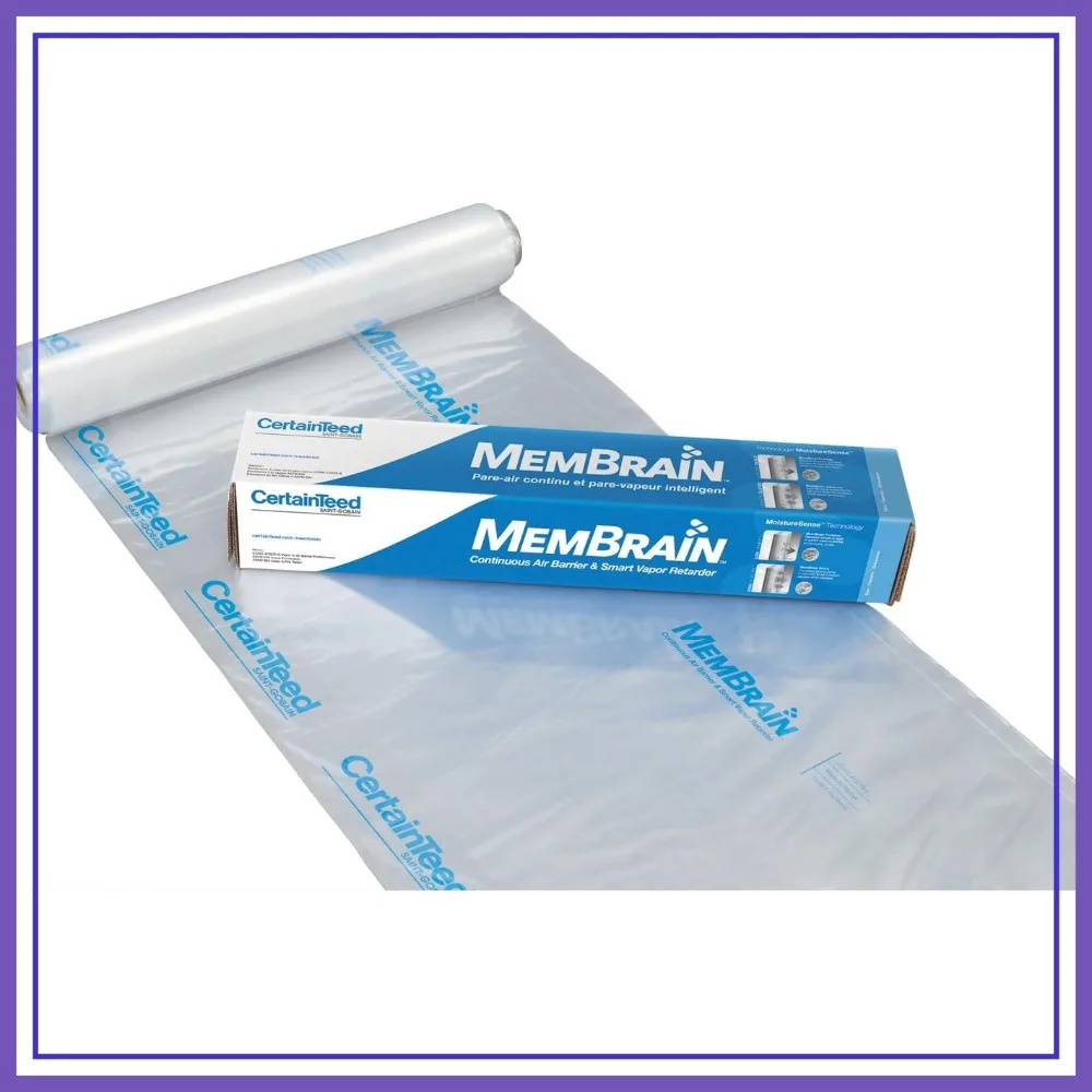 8'4" x 100' Smart Vapor Retarder Barrier, Clear