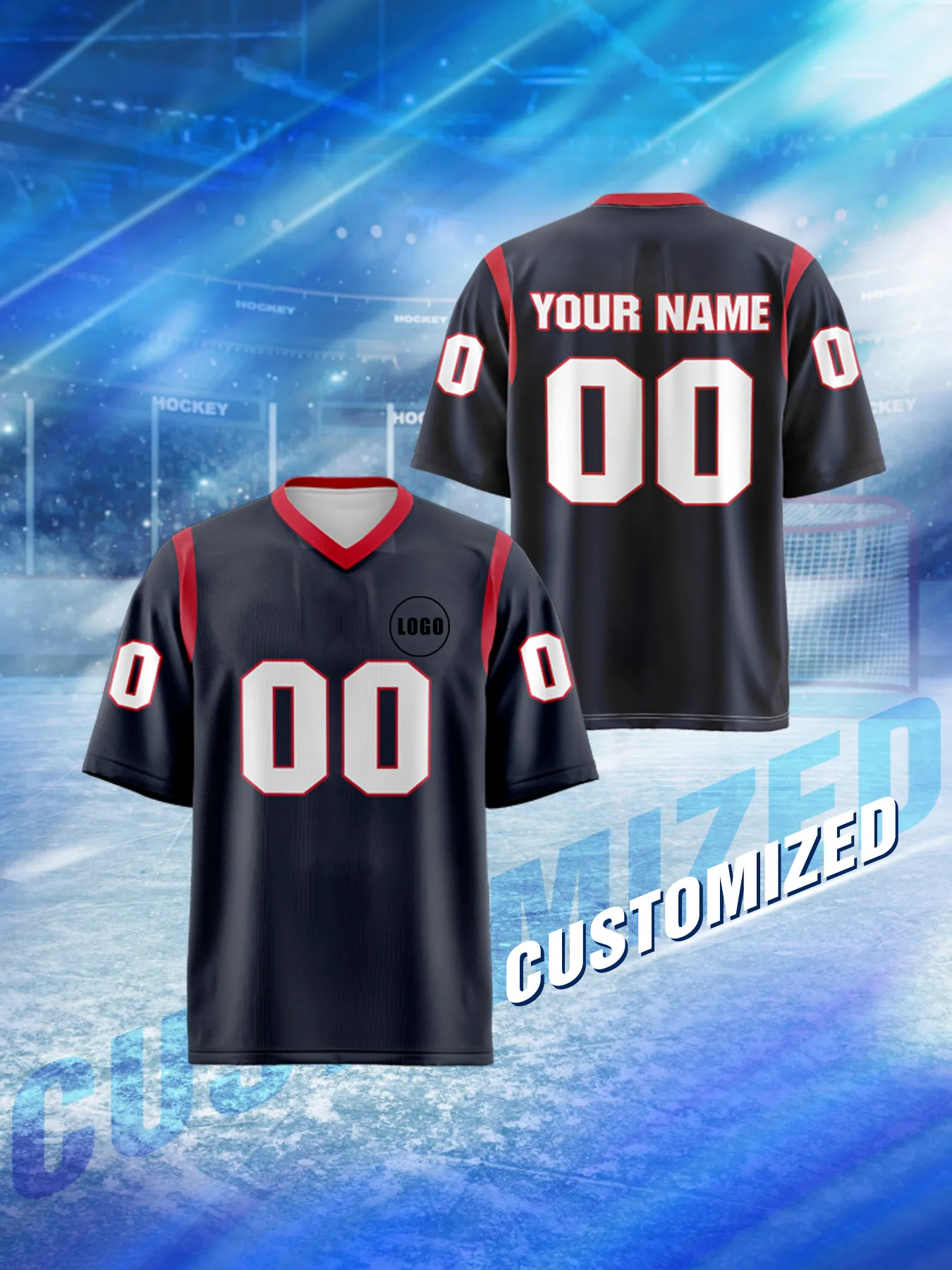 

Спортивная регбийная футболка унисекс 2026 с индивидуальным именем и номером, быстросохнущая, стильная, с сублимационной печатью