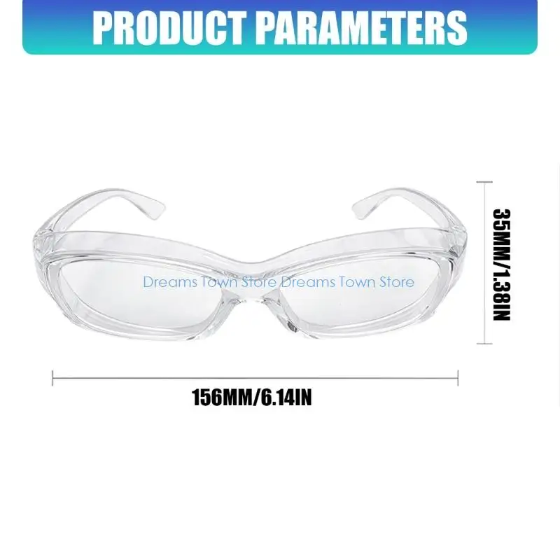 HX6A Anti Fog Glasses Anti Light Goggles With Clear Lens For Computer Work Outdoor Activity And Eye Protections