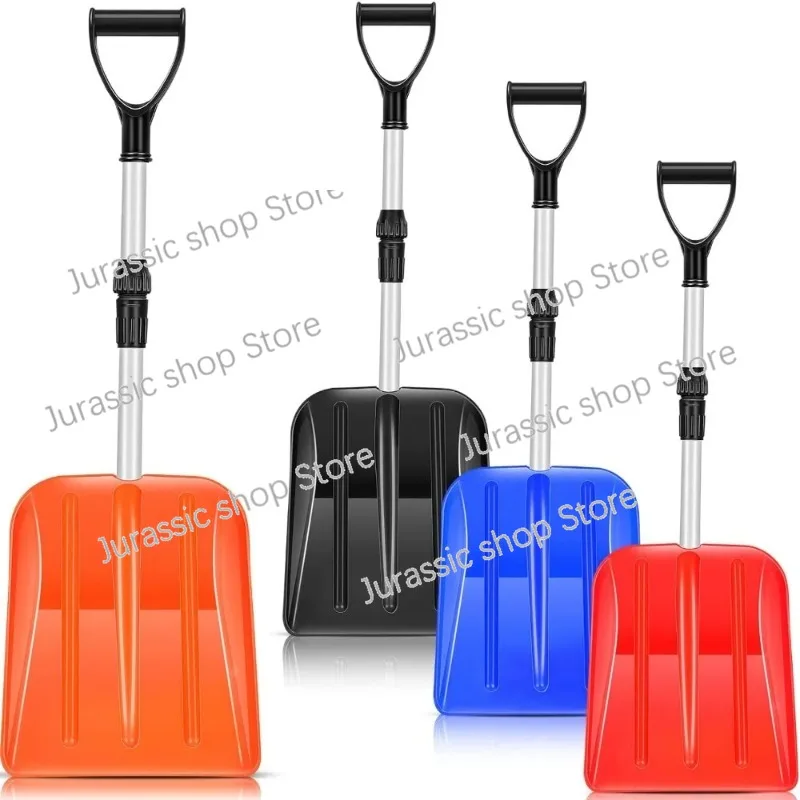 

Lasnten 4 Pcs Kid's Snow Shovel Plastic Digging Shovel Lightweight Portable Beach Shovels