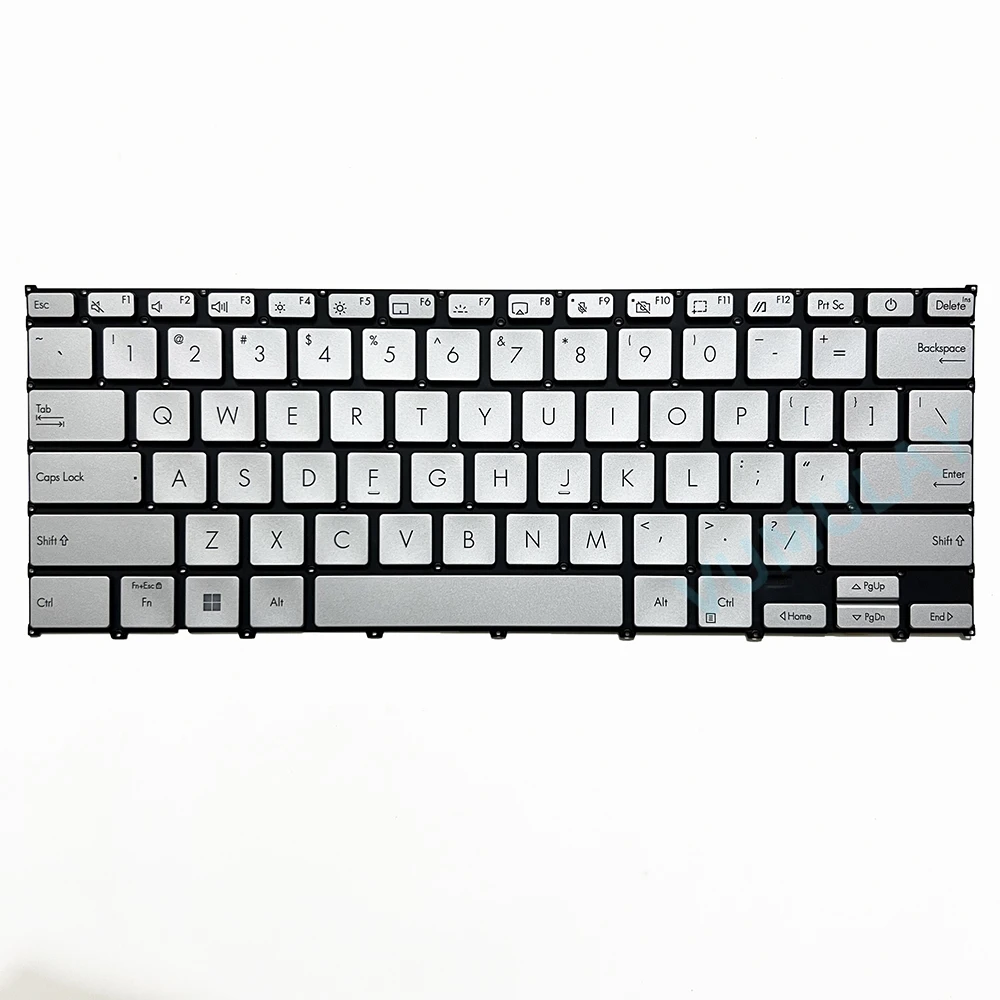 Imagem -05 - Teclado Retroiluminado dos Eua para Asus Zenbook Ux3404 Ux3404v Ux3404va Ux3404vc Up3404 Up3404v Up3404va V2216kfes1 Hq2101aknr Jdc