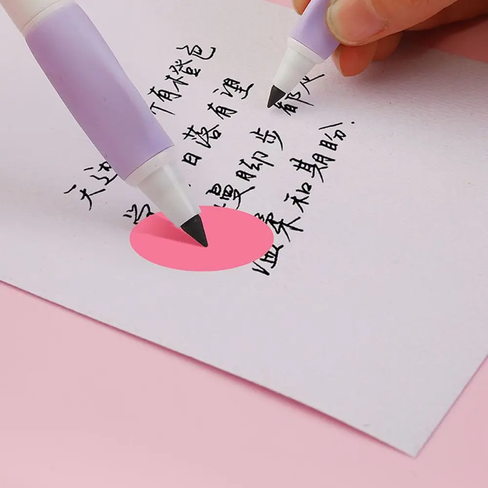 Милый стираемый неограниченный карандаш HB без заточки, вечная ручка 0,35 мм, мягкий пресс-карандаш, школьные принадлежности